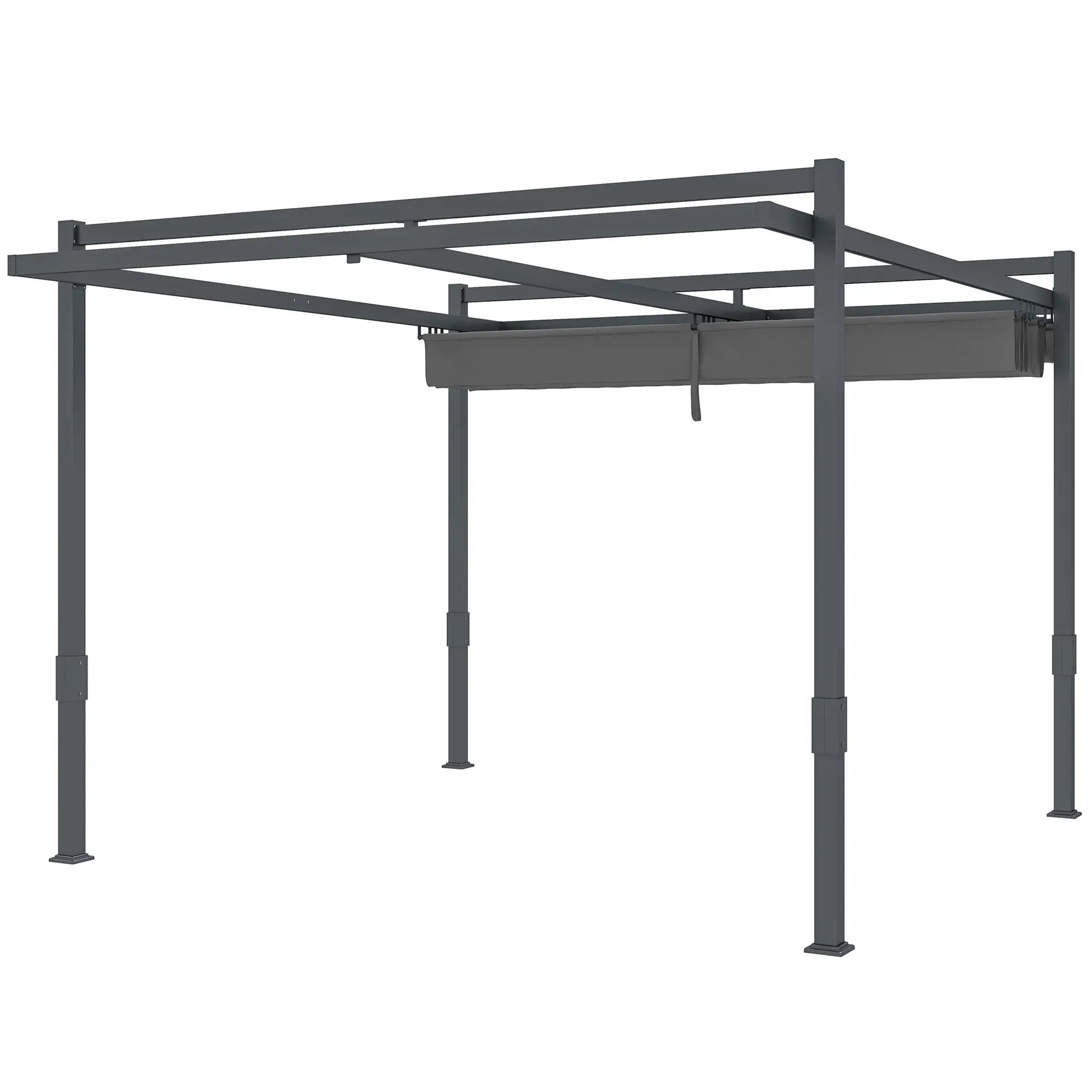 Nancy's Conversano Pergola - Terras overkapping - Grijs - ± 360 x 320 x 245 cm