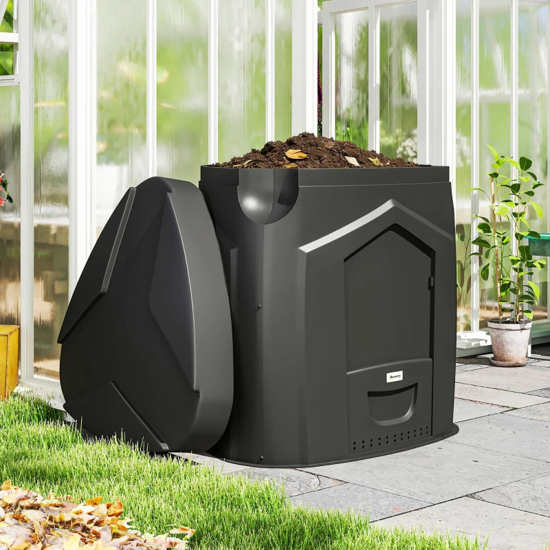 Nancy's Rodeneck Compostbak - Composter - Zwart - 240 Liter - ± 80 x 75 x 80 cm