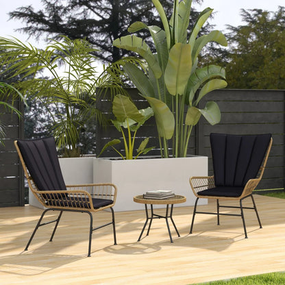 Nancy's Cambas Tuinset - Bistroset - Zitgroep - Tuinstoel - 3-Delige Tuin Set - Rotan