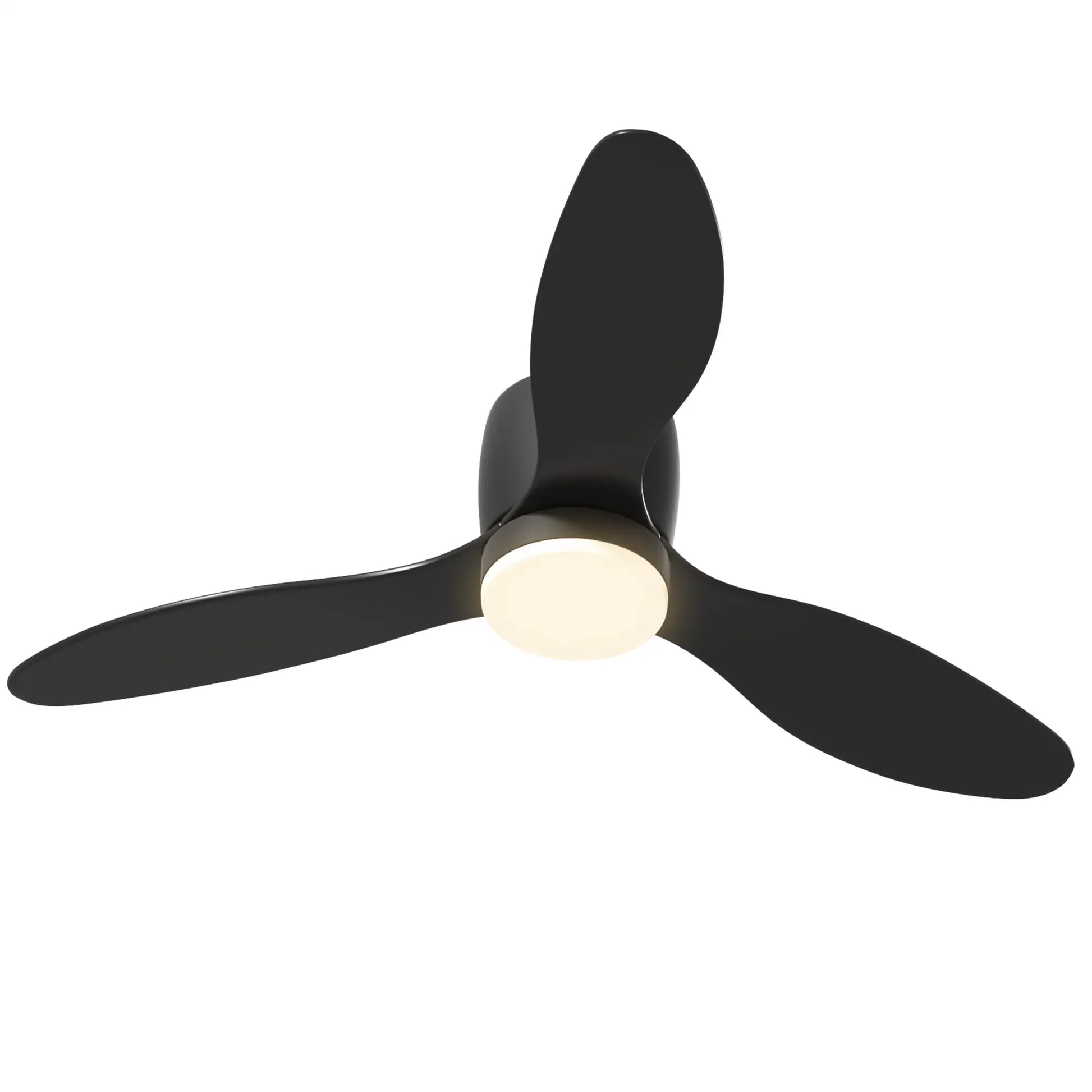 Nancy's Gozzano Plafondventilator - Aanpasbare verlichting - Timer - Zwart