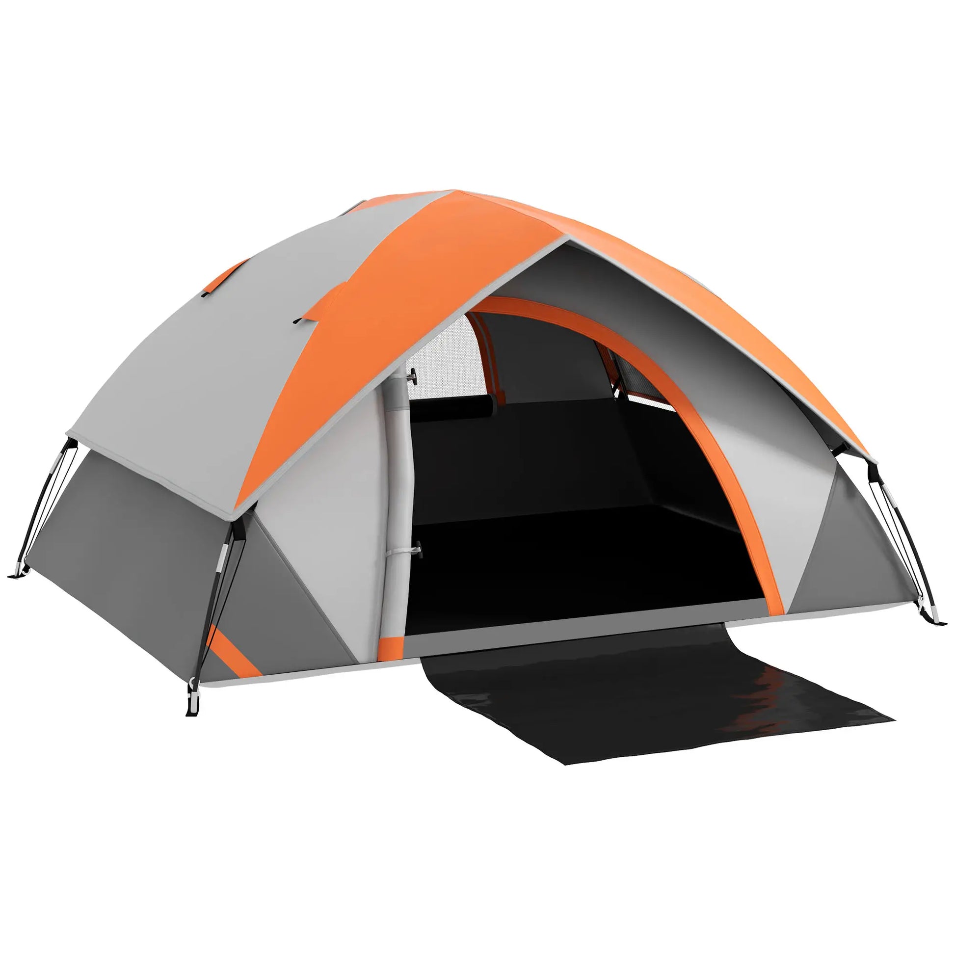 Nancy's Gasperina Kampeertent - Campingtent - 2-Persoons - Waterafstotend - Rood - 210 x 150 x 110 cm