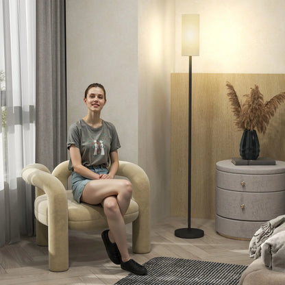 Nancy's Godiasco Vloerlamp - Staande Lamp - Voetschakelaar - Zwart / Wit
