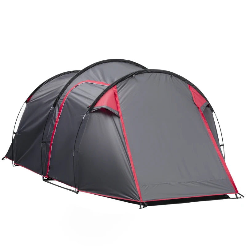 Nancy's Barro Camping Tent - Tente de camping - 3 Personnes - Gris - ± 430 x 210 x 150 cm