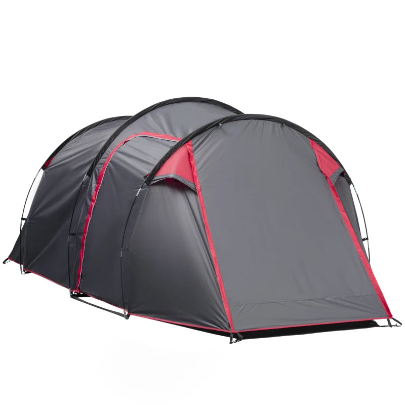 Nancy's Barro Kampeertent - Camping tent - 3 Persoons - Grijs - ± 430 x 210 x 150 cm