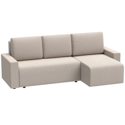 Nancy's Stallavena Slaapbank - Logeerbed - Ligbank - Beige - Suedé