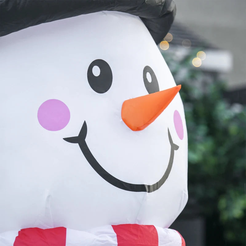 Nancy's Redondelo Opblaasbare Sneeuwpop - Kerstdecoratie voor Buiten - Kerst Sneeuwpop - Met LED-Verlichting