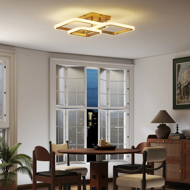 Nancy's Pagnona Plafondlamp - Plafondverlichting - LED-Plafondlamp - Goudkleurig