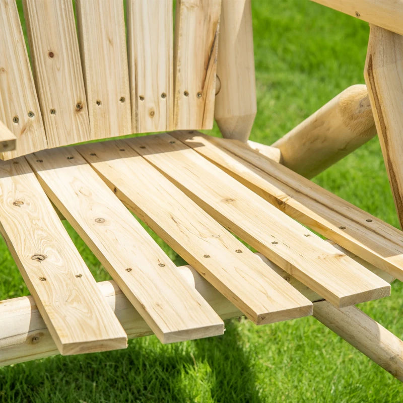 Nancy's Riccione Tuinbank - Loungebank - Balkonbank - 2 Stoelen met tafel - Dennenhout - ± 155 x 90 x 105 cm