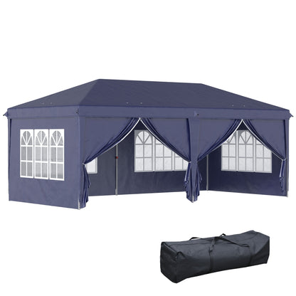 Nancy's Povalo Party Tent - Pavilion - Garden Tent - Party Tent - Blue - ± 600 x 300 cm