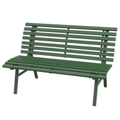 Nancy's Thame Tuinbank - Bankje - Tuinmeubel - Groen - 2-zits Tuinbank - Parkbank