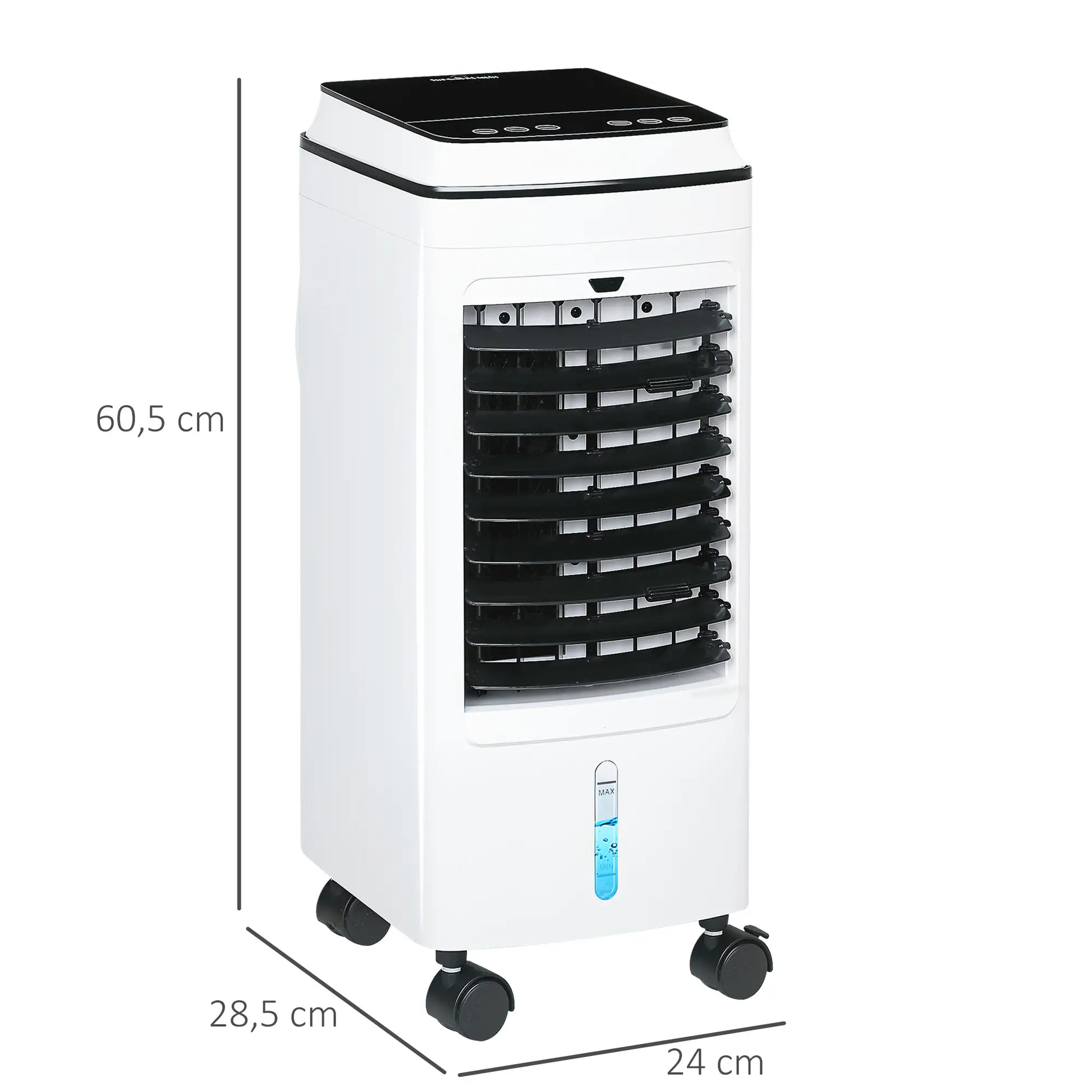 Nancy's Concorezzo Ventilator - Airconditioner - Luchtbevochtiger - 3-in-1 design - Wit