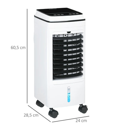 Nancy's Concorezzo Ventilator - Airconditioner - Luchtbevochtiger - 3-in-1 design - Wit