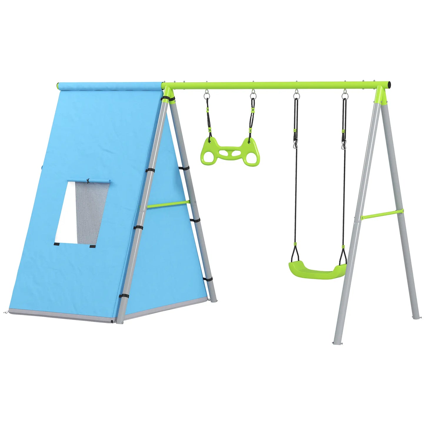 Nancy's Dozza Speeltoestel - Kinderschommel - Speelset - Speeltent - ± 280 x 180 x 180 cm