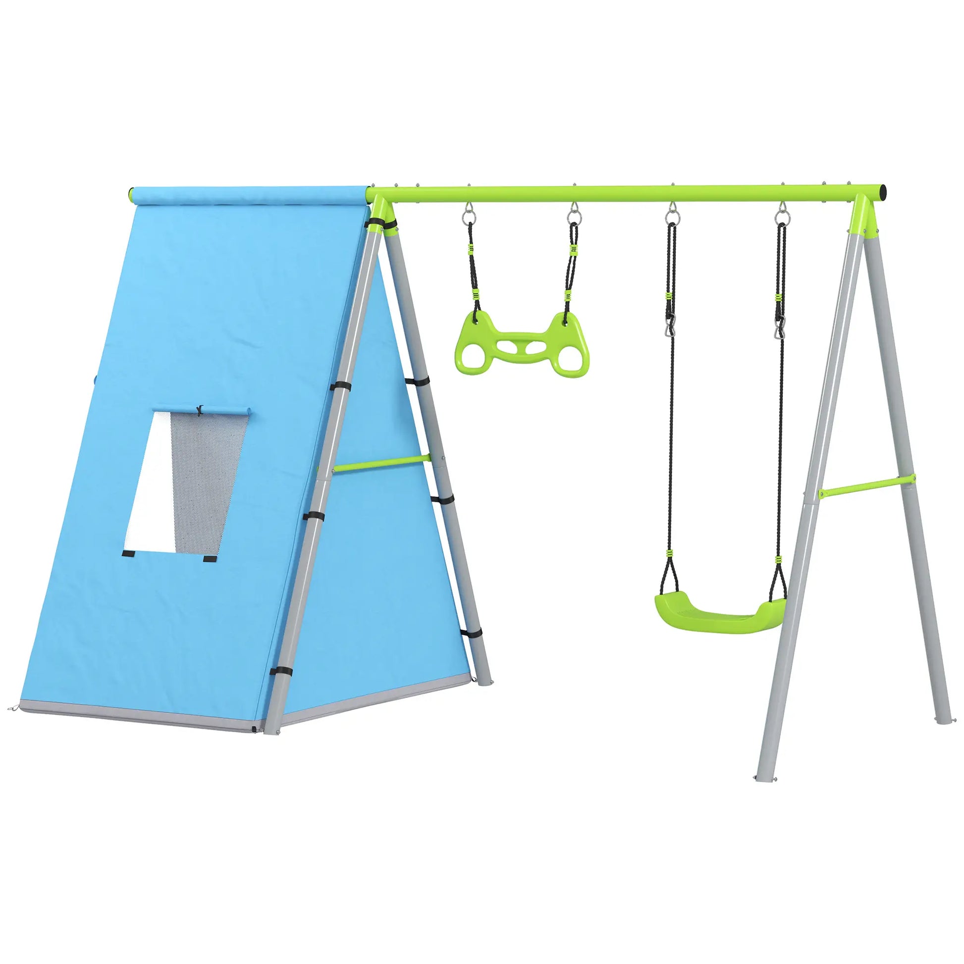 Nancy's Dozza Speeltoestel - Kinderschommel - Speelset - Speeltent - ± 280 x 180 x 180 cm