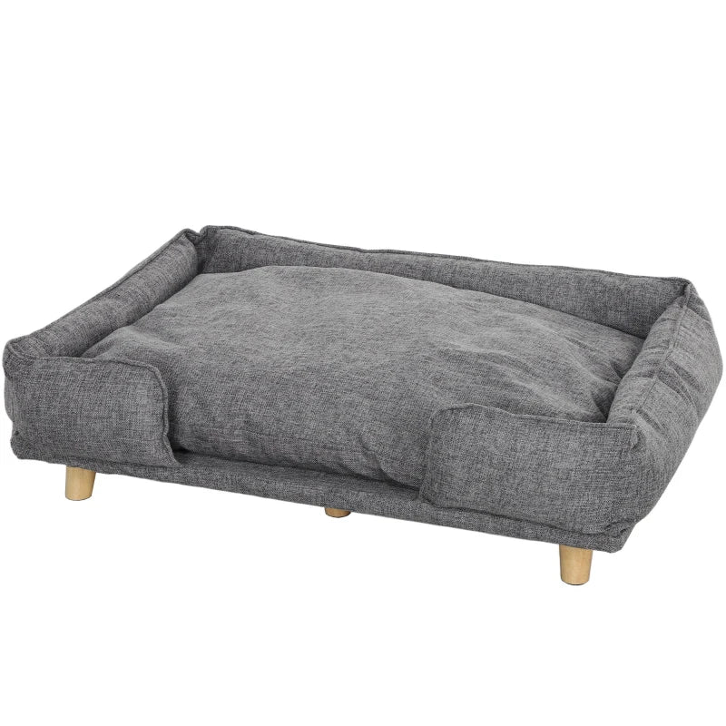 Nancy's Nurachi Hondenmand - Hondenbed - Hondenkussen - Hondensofa - Grijs - ± 95 x 65 x 25 cm