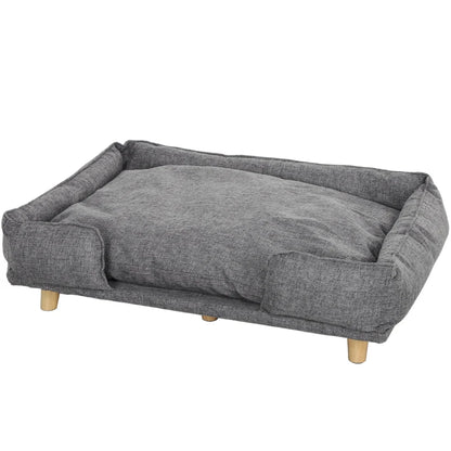 Nancy's Nurachi Hondenmand - Hondenbed - Hondenkussen - Hondensofa - Grijs - ± 95 x 65 x 25 cm