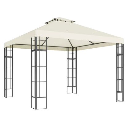 Nancy's Copertino Paviljoen - Tuinpaviljoen - Partytent - Roomwit - ± 300 x 300 x 280 cm
