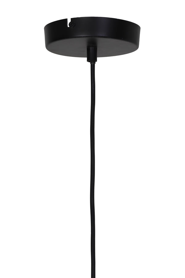 Nancy's Tinhela Hanglamp - Verlichting - Zwart - Staal - ± 40 x 50 cm