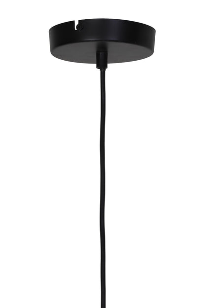 Nancy's Tinhela Hanglamp - Verlichting - Zwart - Staal - ± 40 x 50 cm