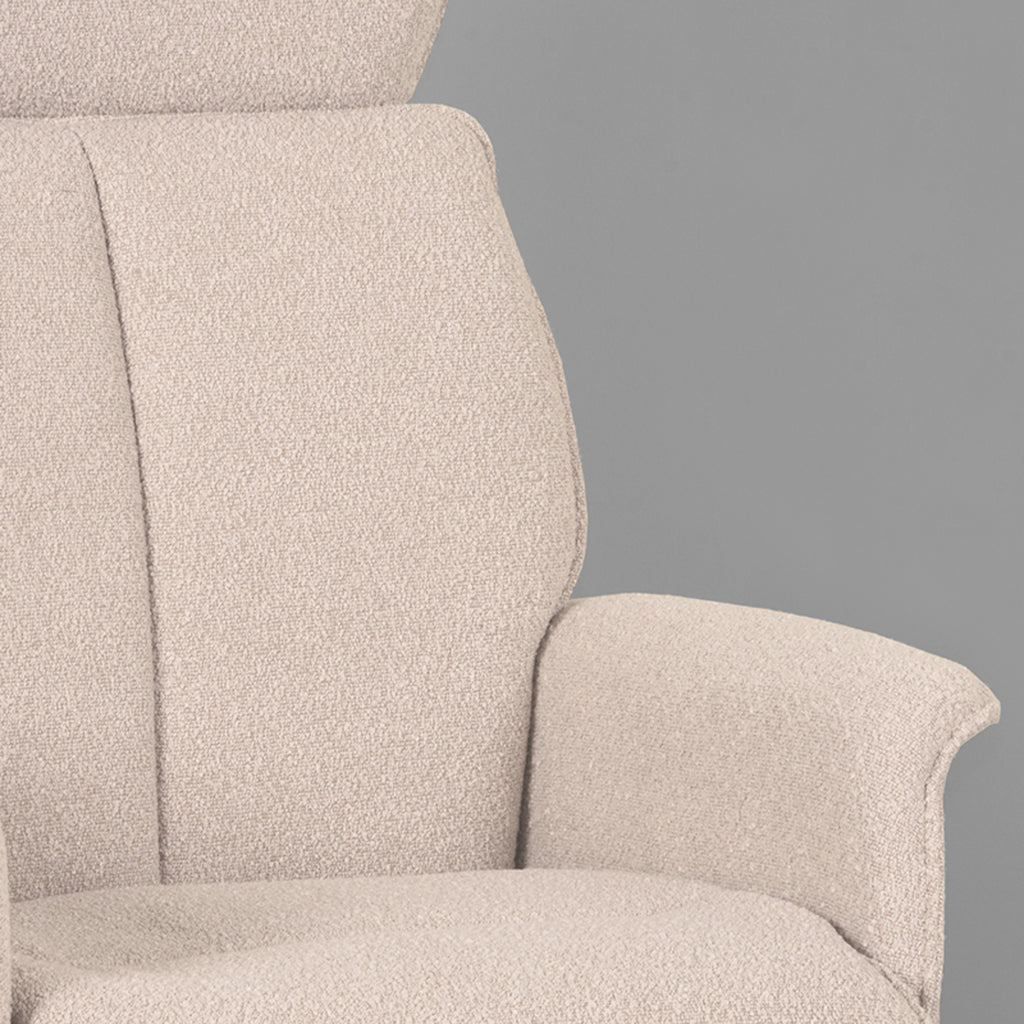Relaxfauteuil Verdal + Ottomane 77x79x109 cm