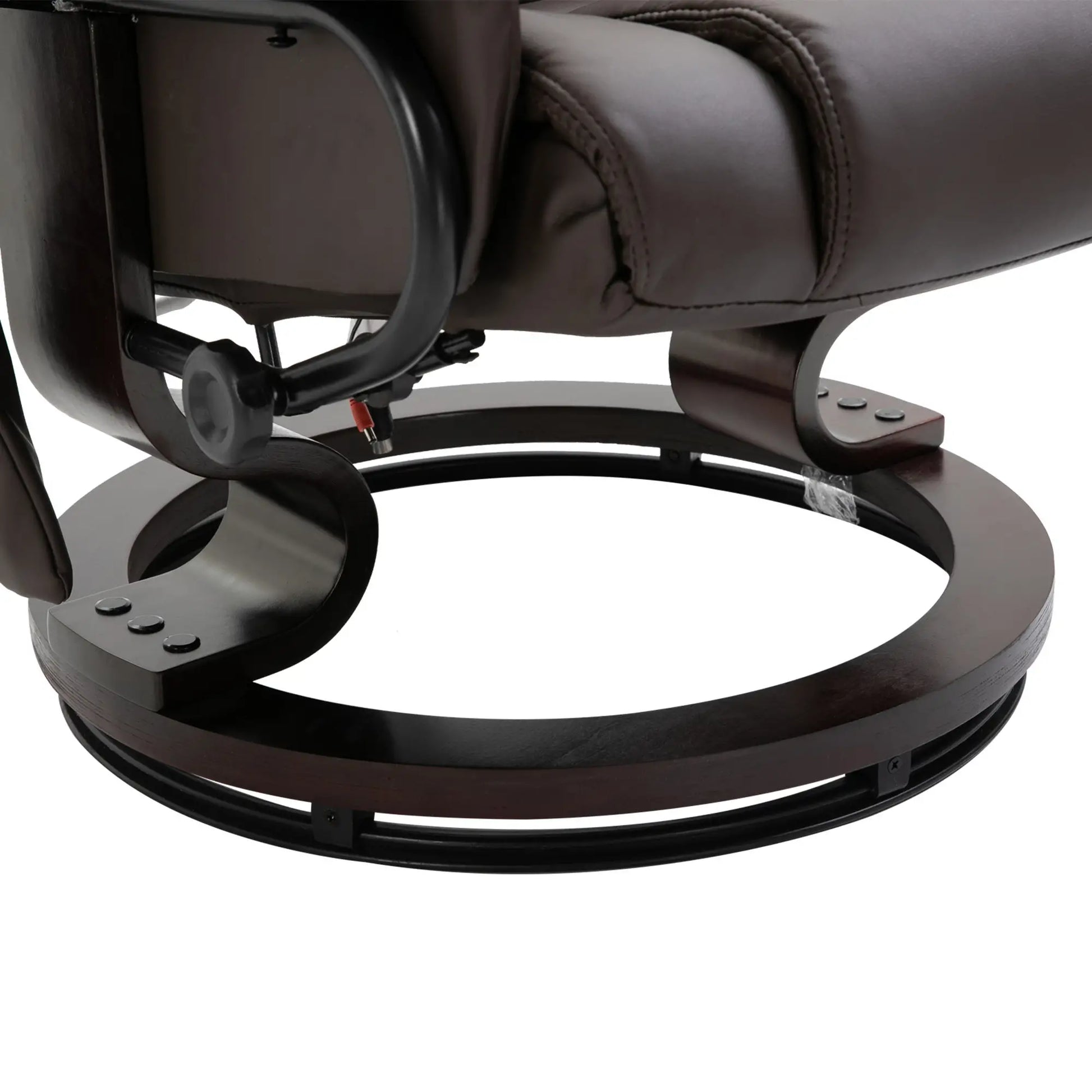 Nancy's Gonzola Massagestoel - Relaxfauteuil - Relaxstoel - Verstelbare rugleuning - Draaibaar - Bruin - Kunstleer