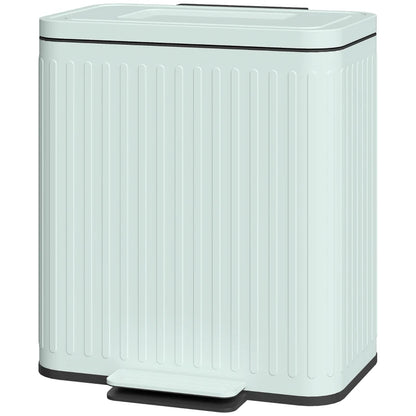 Nancy's Rosta Afvalscheidings prullenbak - Afvalbak - Pedaalemmer - Groen - 2 x 20 L