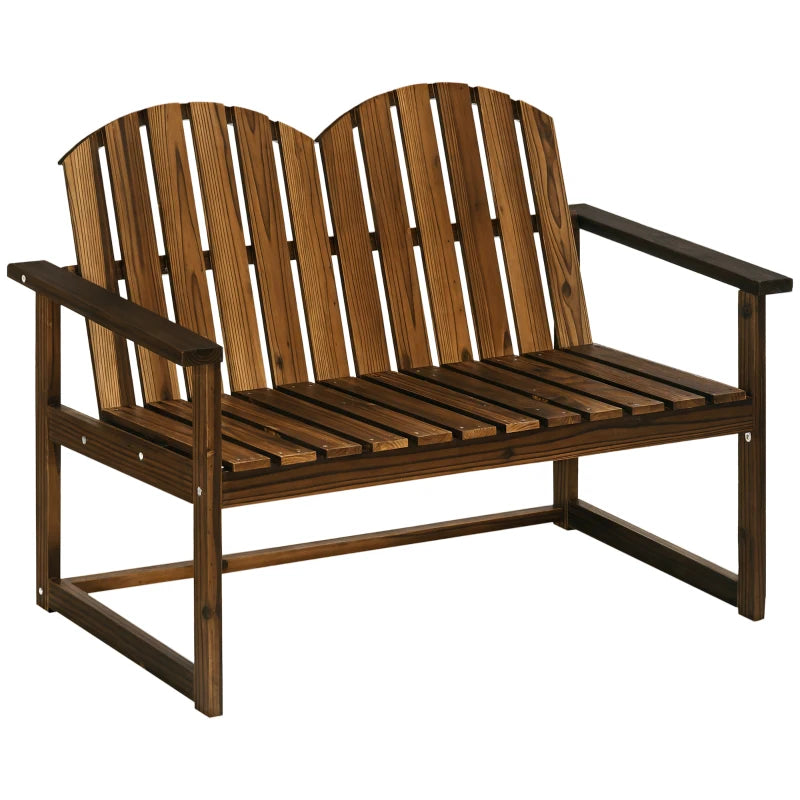 Nancy's Ribera Tuinbank - Parkbank - Balkonbank - Houten Tuinbankje - Dennenhout - ± 115 x 65 x 85 cm