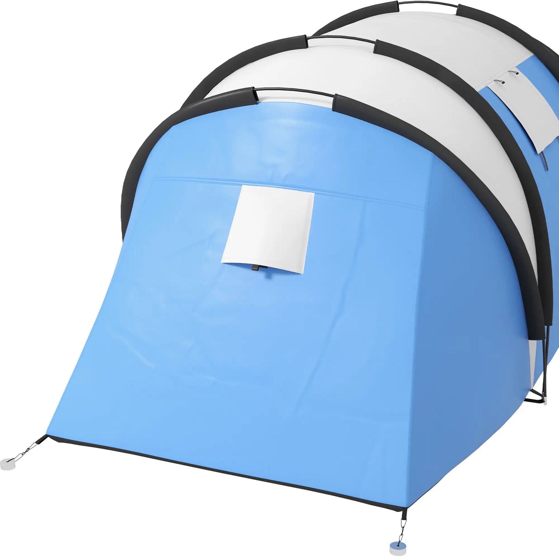 Nancy's Cautano Kampeertent - Camping Tent - 2 Slaapkamers - Blauw - 450 x 220 x 180 cm