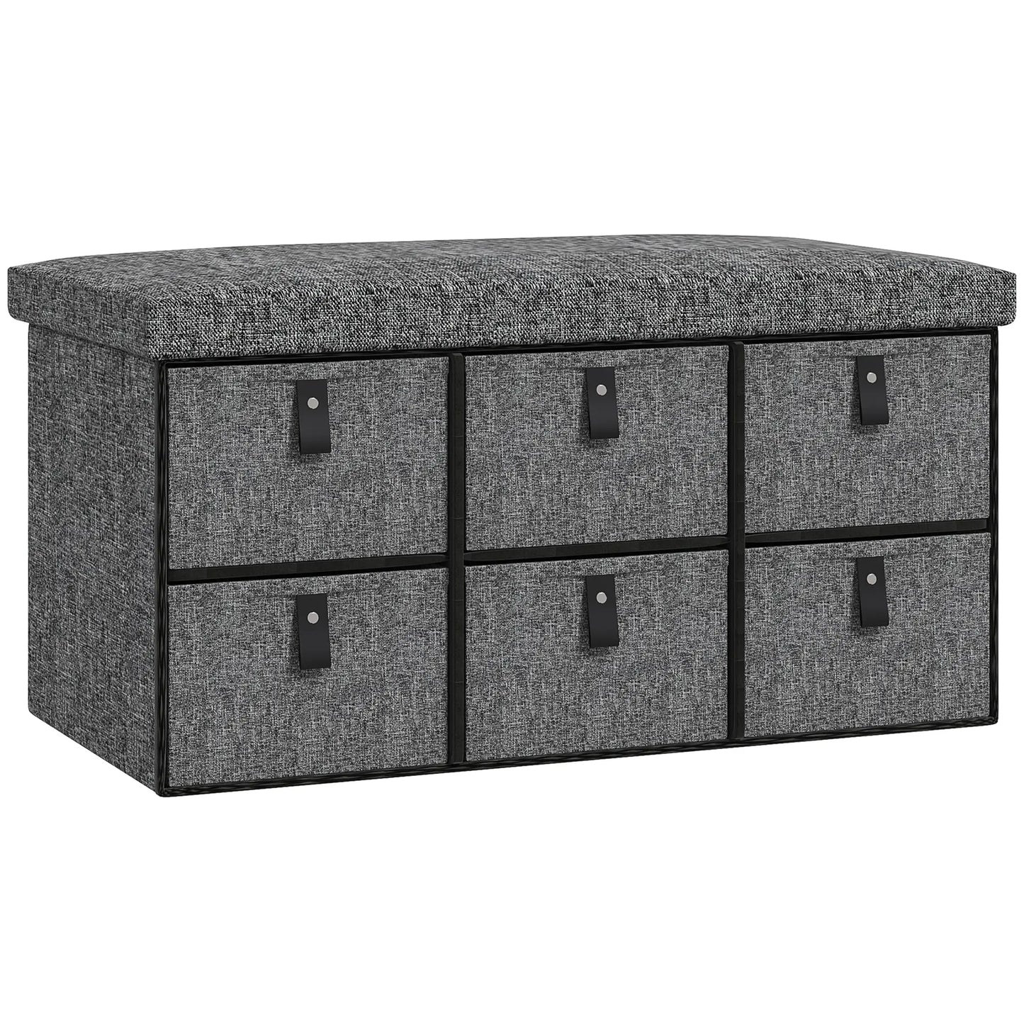 Nancy's Cusago Schoenenbank - Schoenen Opbergen - Schoenenkast - Grijs - ± 75 x 40 x 40 cm