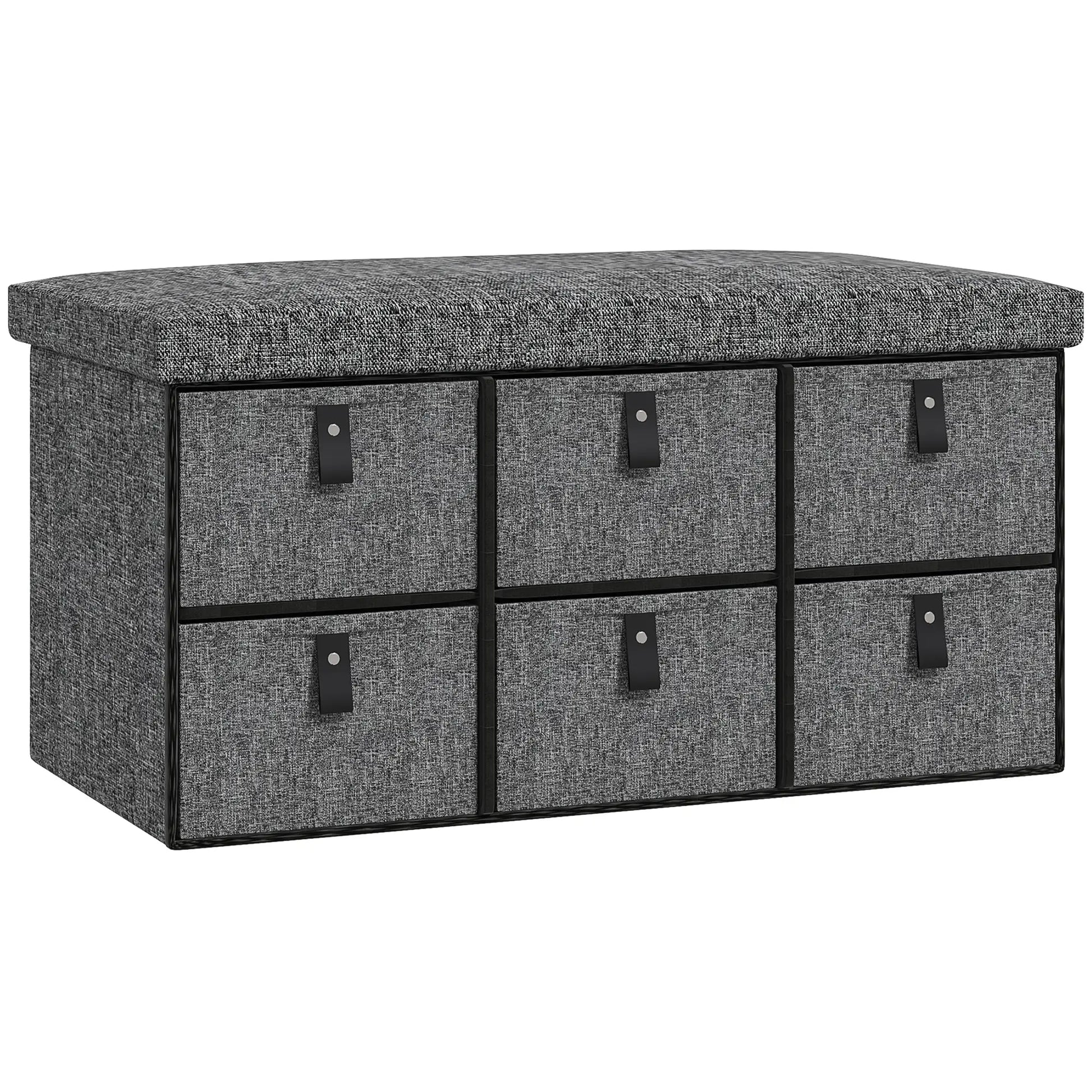 Nancy's Cusago Schoenenbank - Schoenen Opbergen - Schoenenkast - Grijs - ± 75 x 40 x 40 cm