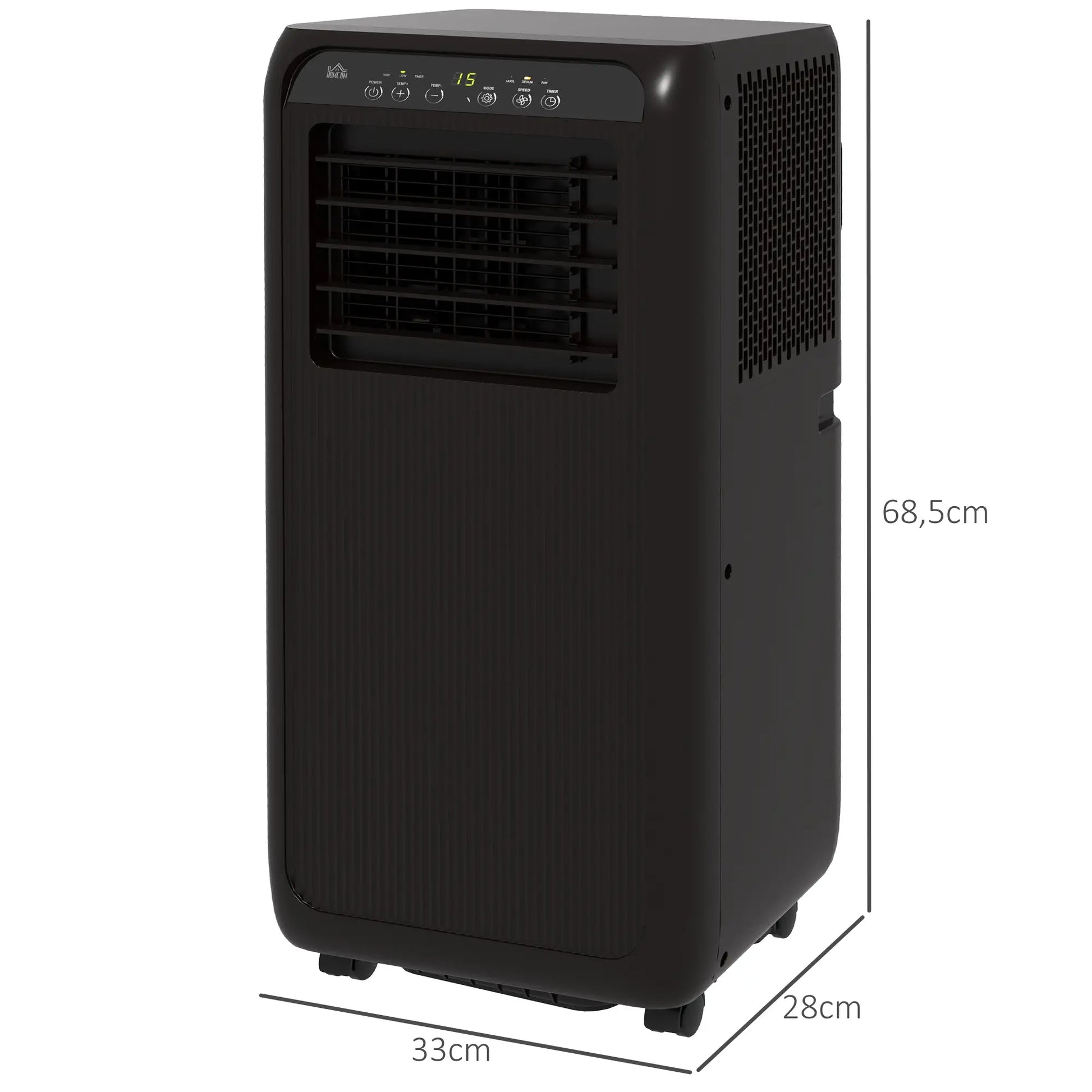 Nancy's Fumane Airconditioner - Airco - Ventilator - Ontvochtiger - Timer - Zwart