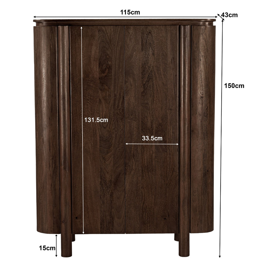 Salano Brown 150 cm