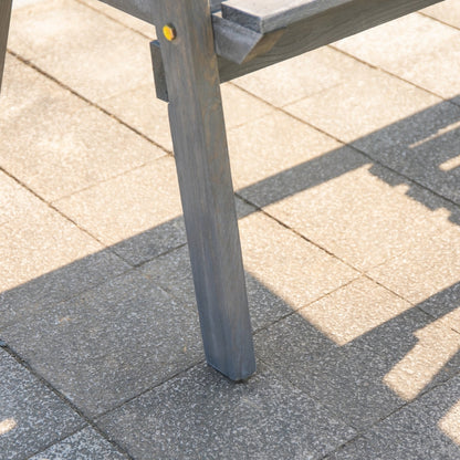 Nancy's Annan Tuinbank Met Tafel - Tuinset - Grijs- Dennenhout