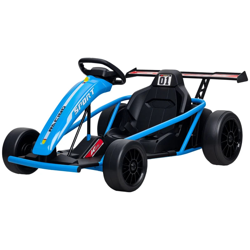 Nancy's Peveragno Elektrische auto voor kinderen - Elektrische skelter - Kinderauto - Elektrische kart - 6-13 km/u - Blauw