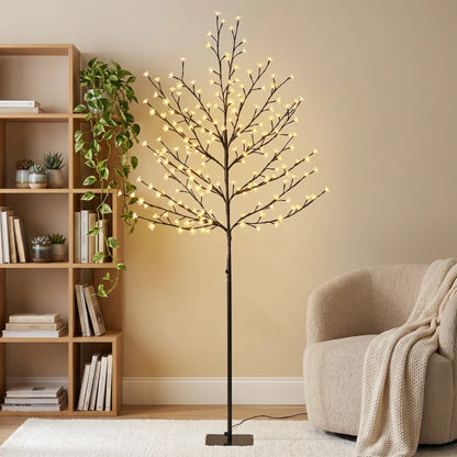 Nancy's Varigotti Verlichtingsboom - Kerstverlichting - LED-Kerstboom - Lampjes - Kerstdecoratie - Timer & Lichtmodi - 180 cm hoog