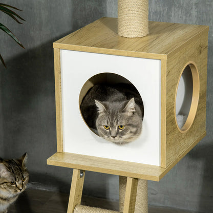 Nancy's Collio Krabpaal - Kattenboom - Kattenhuis - Beige - Jute - ± 40 x 40 x 240-260 cm