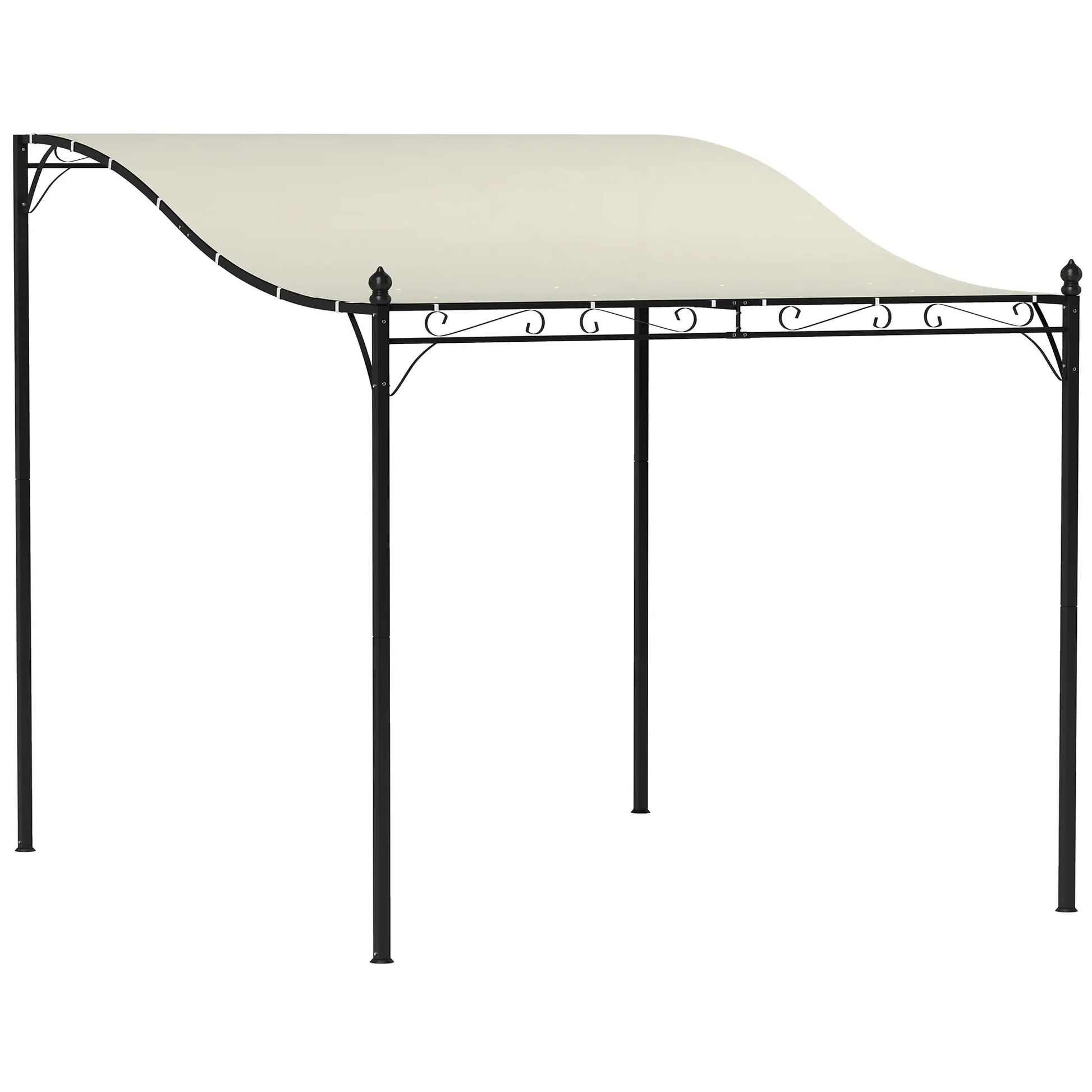 Nancy's Calangianus Terrasoverkapping - Terras Afdak - Paviljoen - Pergola - Roomwit - ± 250 x 300 cm