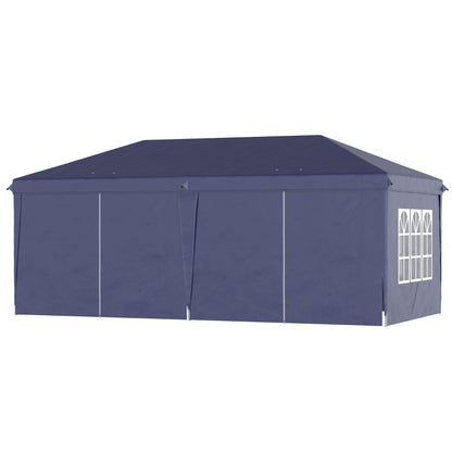 Nancy's Povalo Party Tent - Pavilion - Garden Tent - Party Tent - Blue - ± 600 x 300 cm