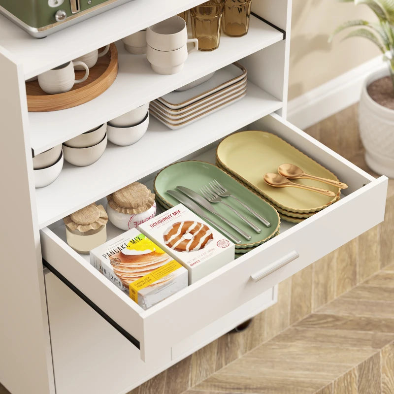 Nancy's Oricola Keukenkast - Opbergkast - Wit - ± 60 x 40 x 90 cm