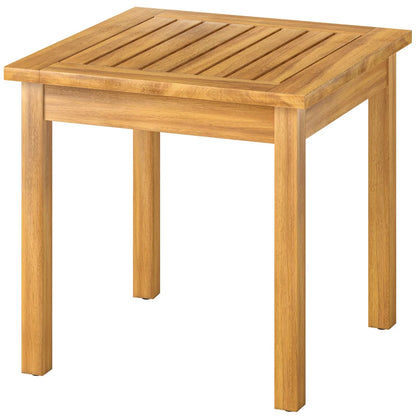 Nancy's Sellano Balkontafel - Tuintafel - Bijzettafel voor buiten - Acaciahout - ± 50 x 50 x 45 cm