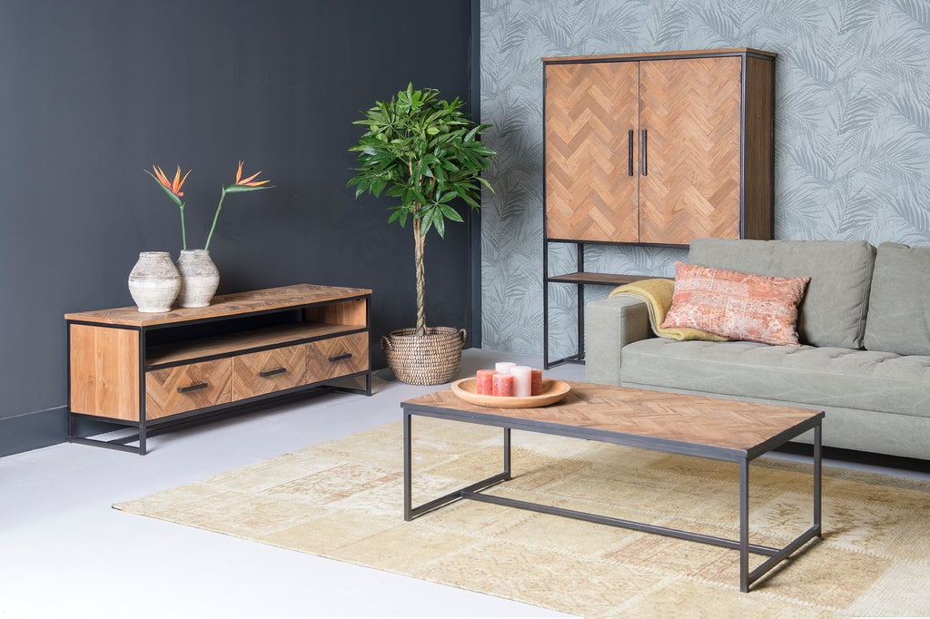 Nancy's Mangualde TV Meubel - TV Kast - Teakhout - 45 x 150 x 50 cm