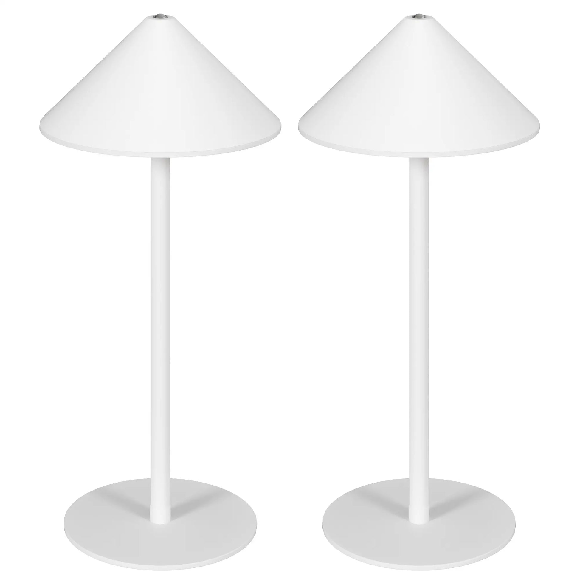 Nancy's Gonars Tafellamp - Instelbare verlichtingsopties - Touchbediening - Set van 2 - Wit
