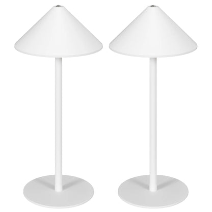 Nancy's Gonars Tafellamp - Instelbare verlichtingsopties - Touchbediening - Set van 2 - Wit