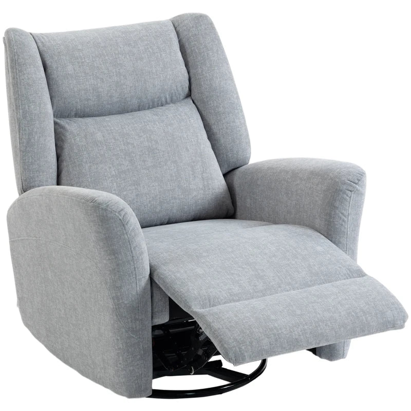 Nancy's Sporminore Relaxfauteil - Loungestoel - Relaxstoel - Verstelbaar - Grijs - Stof