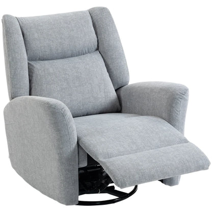 Nancy's Sporminore Relaxfauteil - Loungestoel - Relaxstoel - Verstelbaar - Grijs - Stof