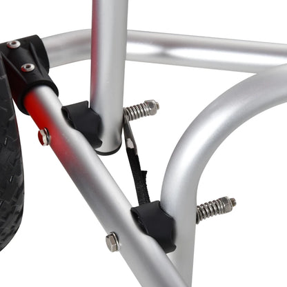 Nancy's Quara Kajakwagen - Kanowagen - Zilver - ± 70 x 45 x 40 cm