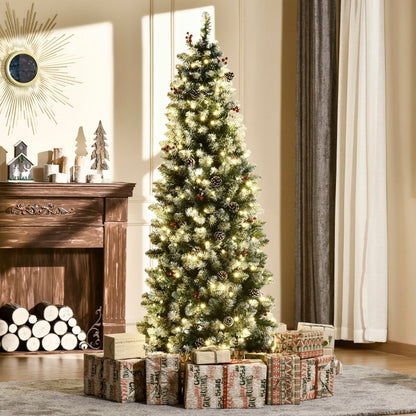 Nancy's Margate Kunstkerstboom met versiering en LED verlichting Ø65 x 180 cm