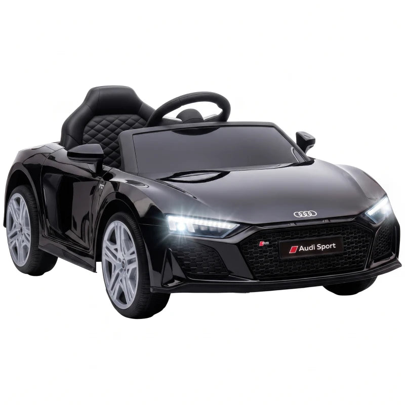 Nancy's Tonadico Elektrische Kinderauto - Audi R8 voor Kinderen - 3 Snelheidsstanden - Zwart
