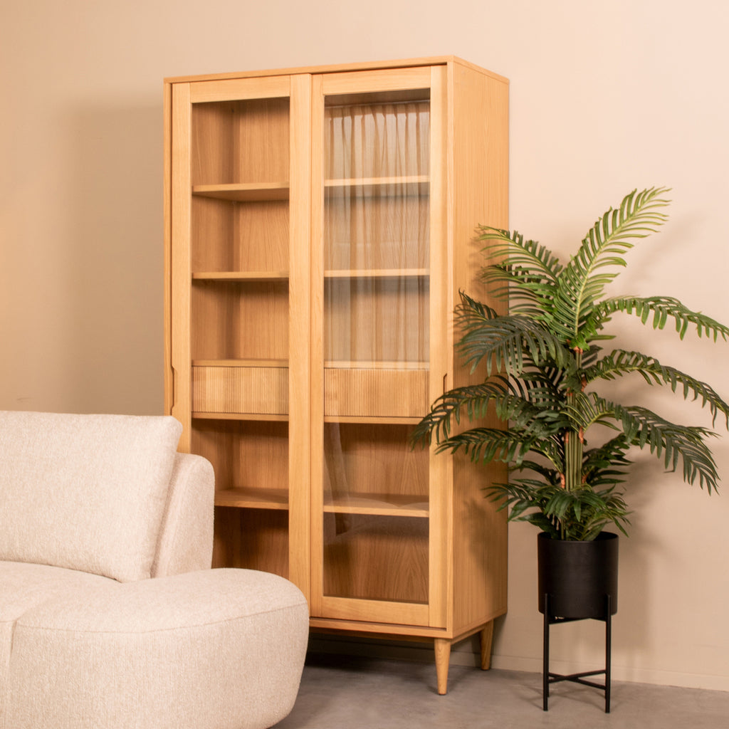 Vitrinekast Jule 100x49x180 cm