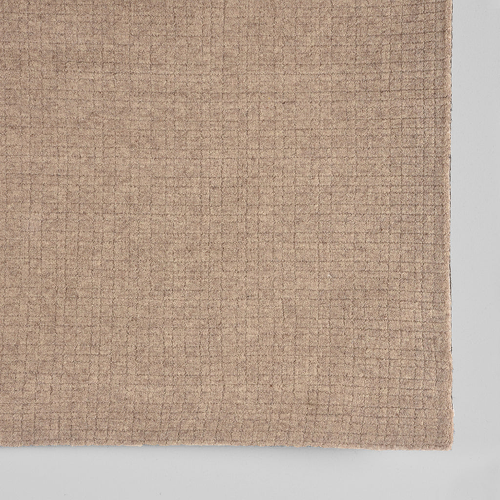 LABEL51 Vloerkleed Wolly - Taupe - Wol - 160 x 230 cm